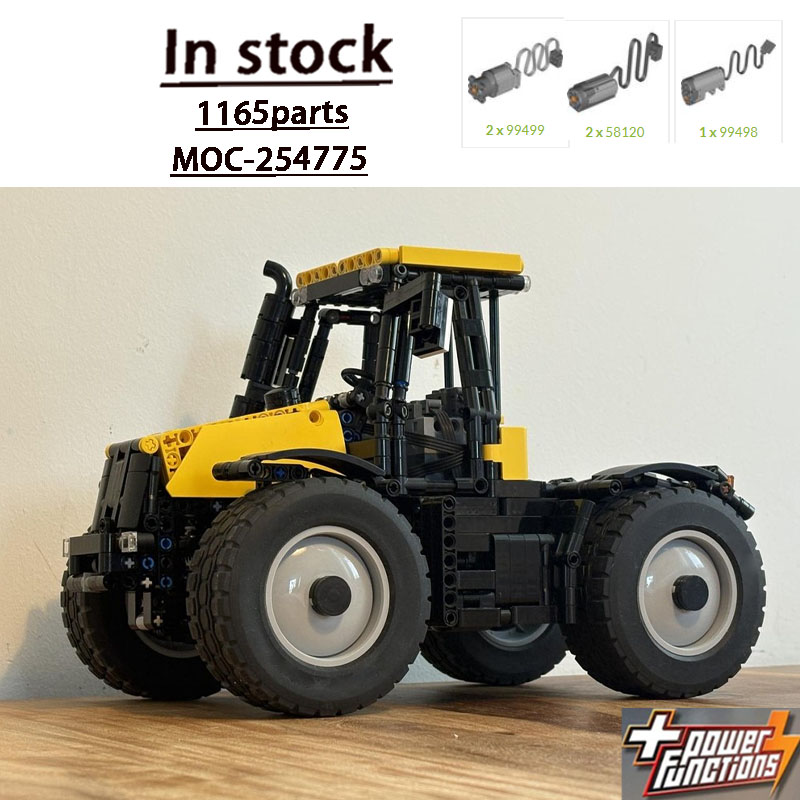 Urban Farming And Urban Agriculture - MOC-254775 Urban Farm Agriculture Yellow-Black Tractor