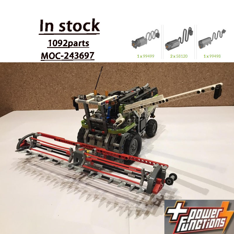 Urban Farming And Urban Agriculture - MOC-243697 Urban Farm Agricultural Combine Harvester